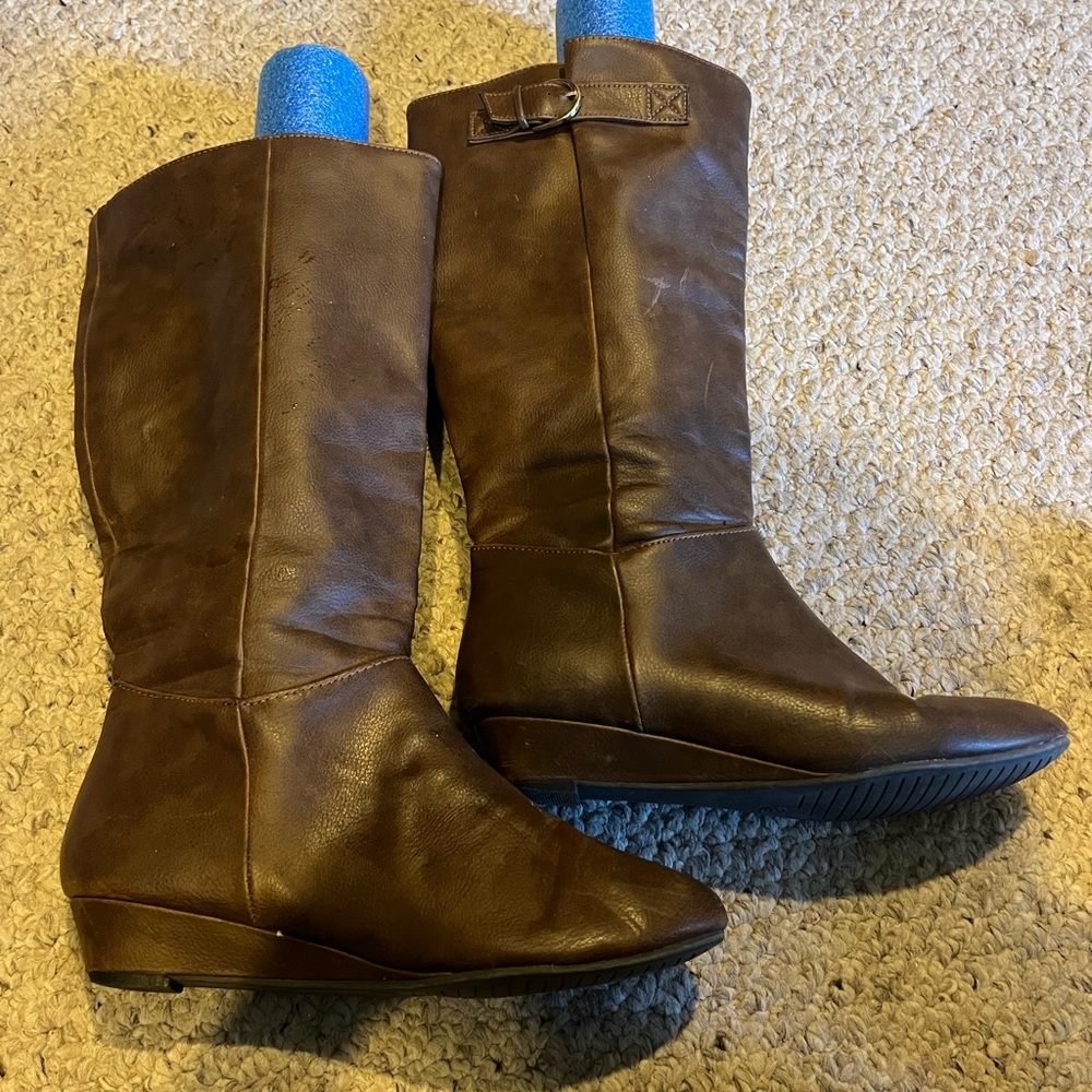 Faux leather boots from Kohl’s